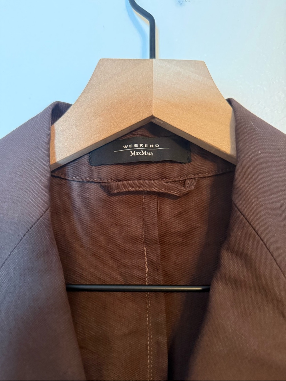 Weekend Max Mara chocolate-colored Bacca utility jacket - Picture 3 of 6